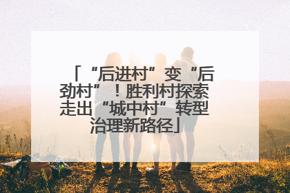 “后进村”变“后劲村”！胜利村探索走出“城中村”转型治理新路径