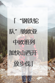 “钢铁驼队”驰欧亚 中欧班列加快山西开放步伐