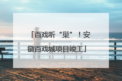 百戏听“巢”！安徽百戏城项目竣工