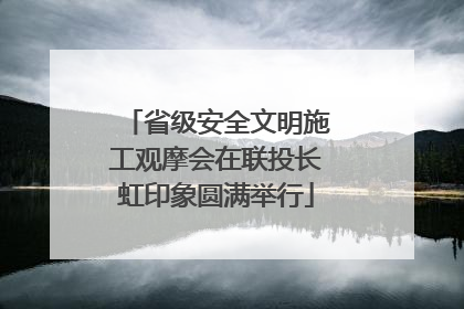省级安全文明施工观摩会在联投长虹印象圆满举行