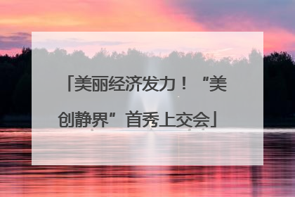 美丽经济发力！“美创静界”首秀上交会