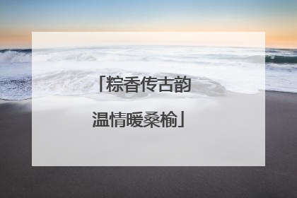 粽香传古韵 温情暖桑榆