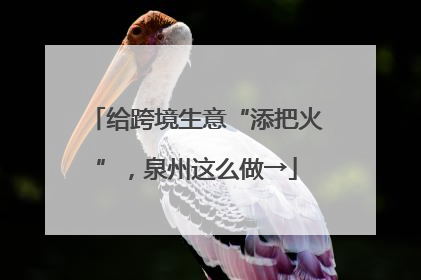 给跨境生意“添把火”，泉州这么做→