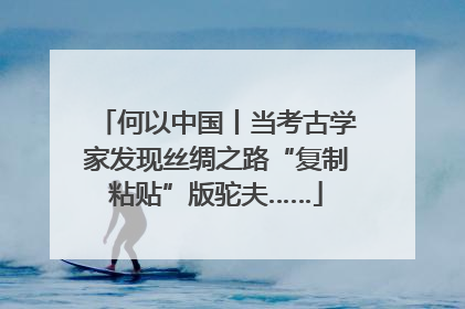 何以中国丨当考古学家发现丝绸之路“复制粘贴”版驼夫……