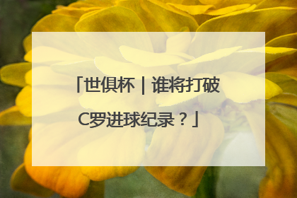 世俱杯｜谁将打破C罗进球纪录？