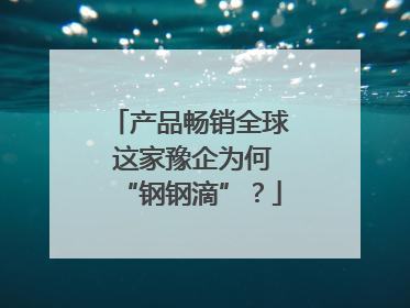 产品畅销全球 这家豫企为何“钢钢滴”？