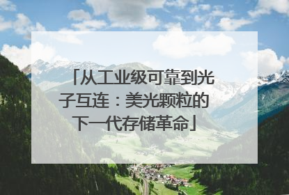 从工业级可靠到光子互连：美光颗粒的下一代存储革命
