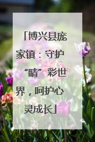 博兴县庞家镇：守护“睛”彩世界，呵护心灵成长