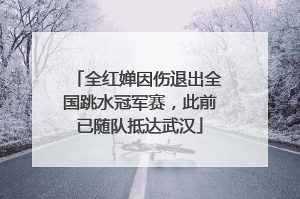 全红婵因伤退出全国跳水冠军赛，此前已随队抵达武汉