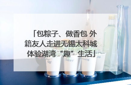 包粽子、做香包 外籍友人走进无锡太科城体验湖湾“趣”生活