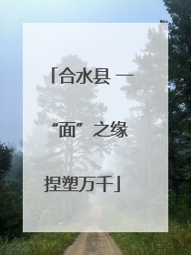 合水县 一“面”之缘 捏塑万千