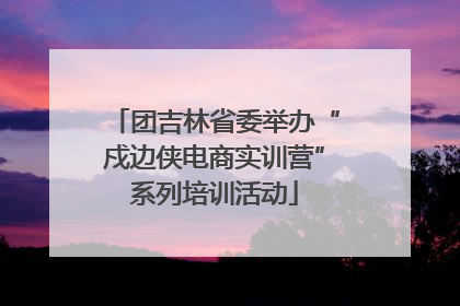 团吉林省委举办“戍边侠电商实训营”系列培训活动
