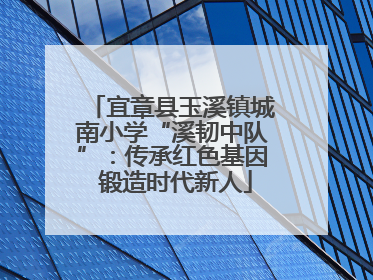 宜章县玉溪镇城南小学“溪韧中队”：传承红色基因 锻造时代新人