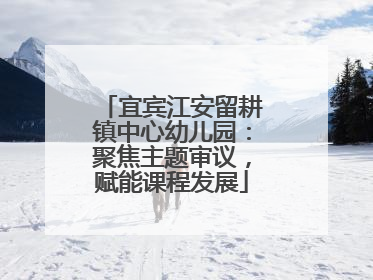 宜宾江安留耕镇中心幼儿园：聚焦主题审议，赋能课程发展