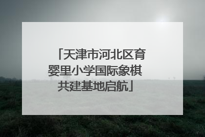 天津市河北区育婴里小学国际象棋共建基地启航
