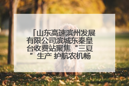 山东高速滨州发展有限公司滨城东秦皇台收费站聚焦“三夏”生产 护航农机畅行“丰收路”