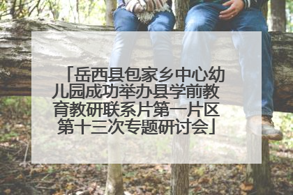 岳西县包家乡中心幼儿园成功举办县学前教育教研联系片第一片区第十三次专题研讨会