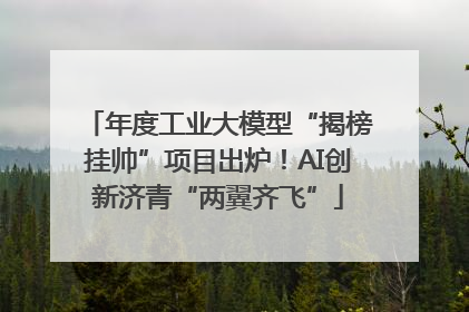 年度工业大模型“揭榜挂帅”项目出炉！AI创新济青“两翼齐飞”