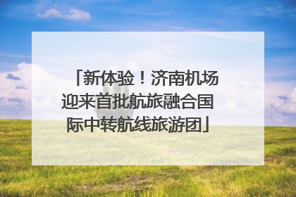 新体验！济南机场迎来首批航旅融合国际中转航线旅游团