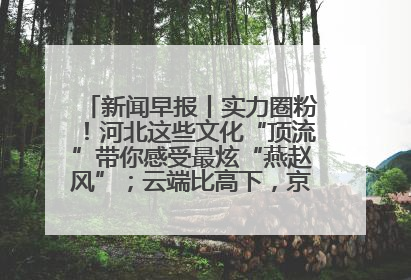 新闻早报丨实力圈粉！河北这些文化“顶流”带你感受最炫“燕赵风”；云端比高下，京津冀风筝高手“花式炫技”>>