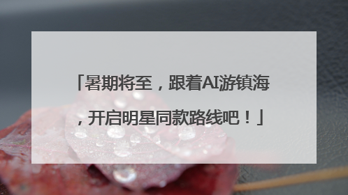 暑期将至，跟着AI游镇海，开启明星同款路线吧！