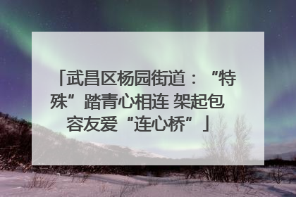 武昌区杨园街道：“特殊”踏青心相连 架起包容友爱“连心桥”