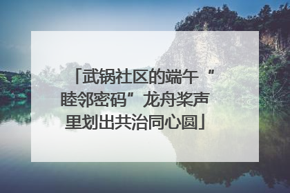 武锅社区的端午“睦邻密码”龙舟桨声里划出共治同心圆