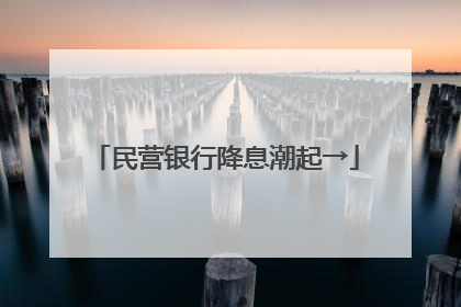 民营银行降息潮起→