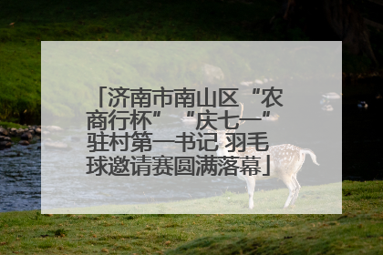 济南市南山区“农商行杯”“庆七一”驻村第一书记 羽毛球邀请赛圆满落幕