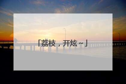 荔枝，开炫～