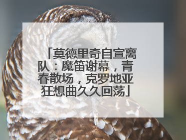 莫德里奇自宣离队：魔笛谢幕，青春散场，克罗地亚狂想曲久久回荡