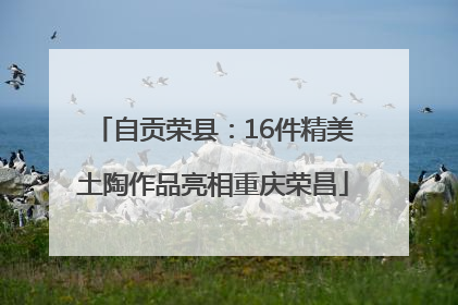 自贡荣县：16件精美土陶作品亮相重庆荣昌