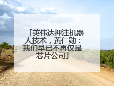 英伟达押注机器人技术，黄仁勋：我们早已不再仅是芯片公司