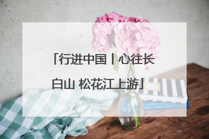 行进中国丨心往长白山 松花江上游