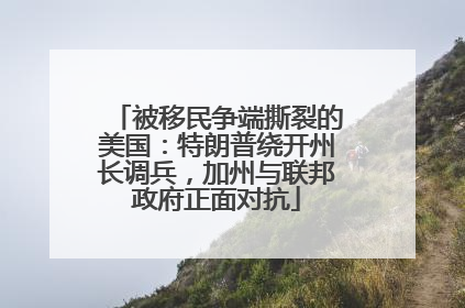 被移民争端撕裂的美国：特朗普绕开州长调兵，加州与联邦政府正面对抗