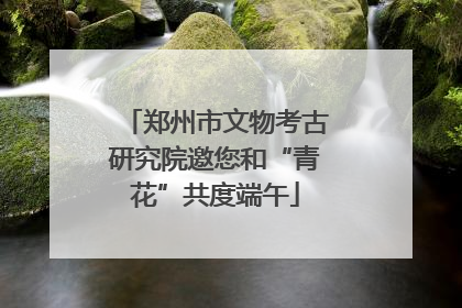 郑州市文物考古研究院邀您和“青花”共度端午